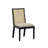 Heitz Upholstered Back Parsons Chair in Beige