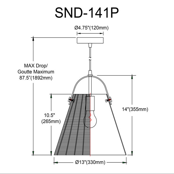 Dimensions du produit