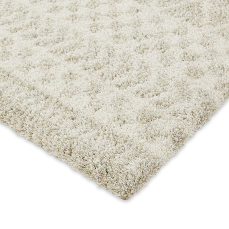 Kennadi Taupe Moroccan Geometric Area Rug, Rectangle 5'3" x 7'