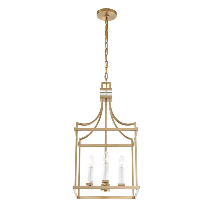 Uttermost Montreal 4 Light Brass Lantern Pendant