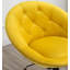 Luxueux fauteuil d'appoint pivotant capitonné avec base hydraulique et sièges confortables pour tout décor intérieur-2141774769