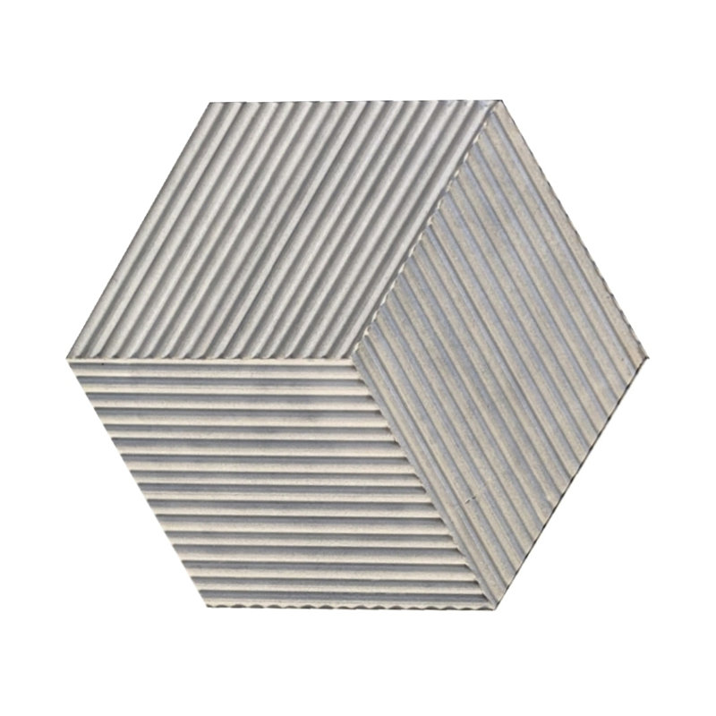 Carrelage mural en marbre Hexagon