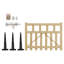 Chesnut Gate Fencing with 1 Panel(s) Included-7834982