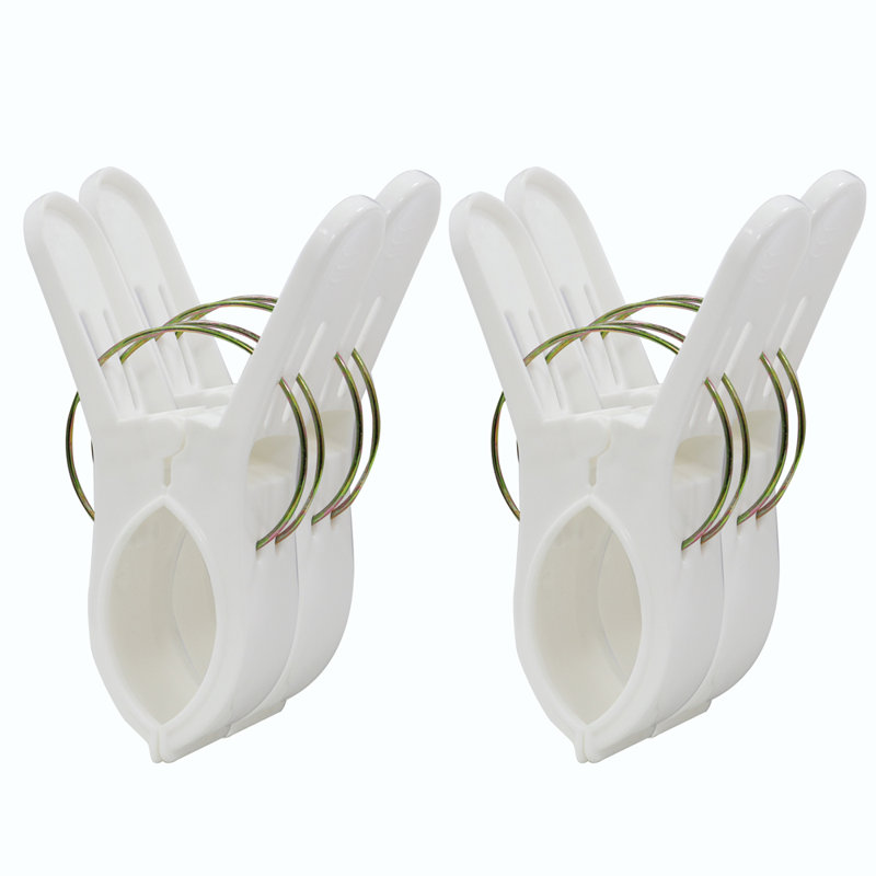 Plastic Clothes Pin, White