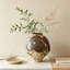 Vase en céramique peint à la main avec motif floral rétro Wabi Sabi