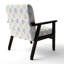 Chaise rembourrée Modern - fauteuil boho mandala jaune-1944374150