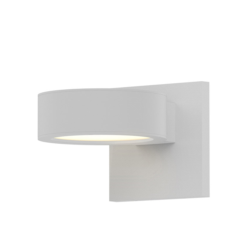 Reals LED Outdoor Armed Sconce, White