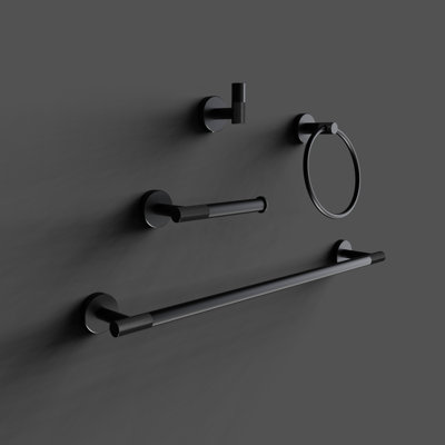 4 - Piece Bathroom Hardware Set