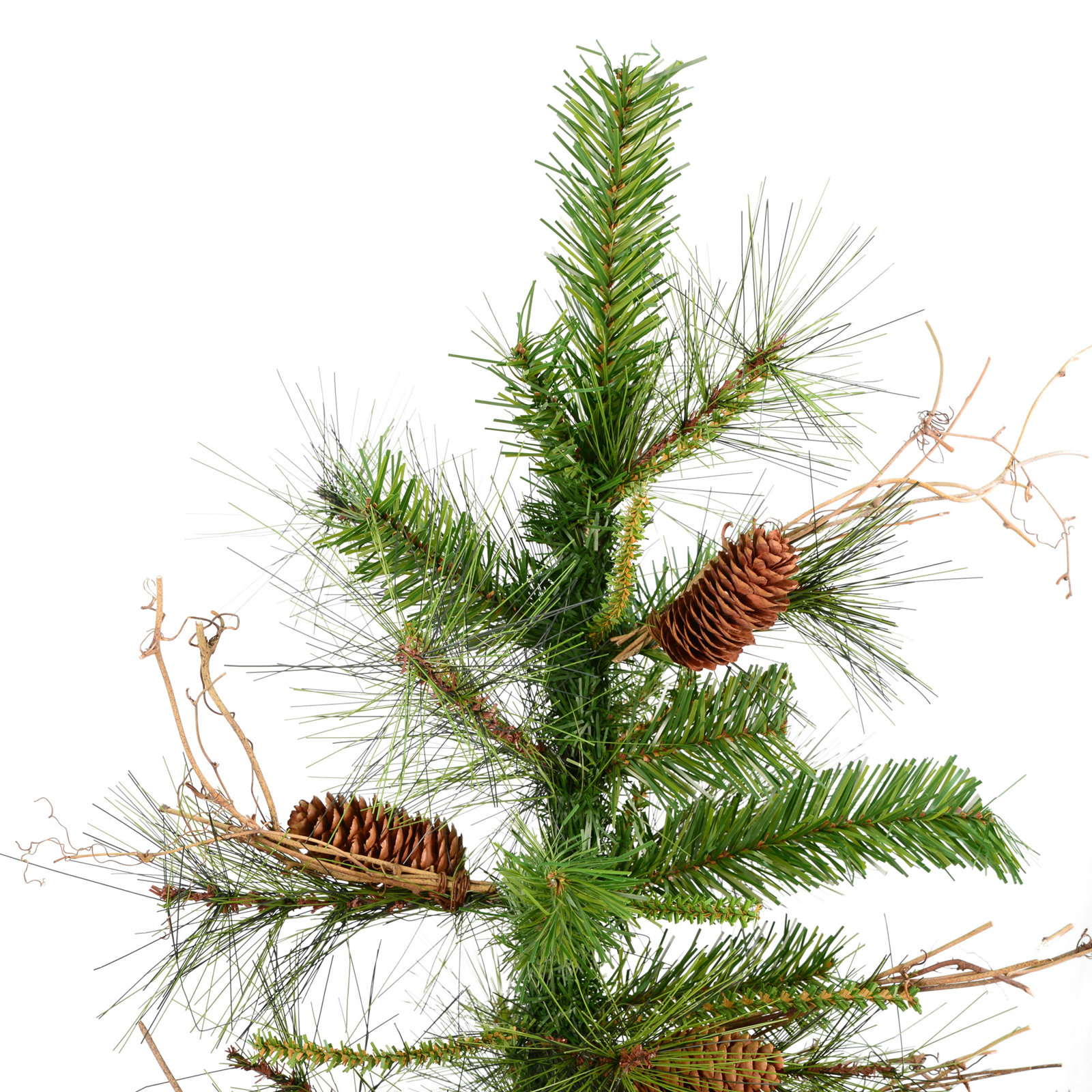 Ashland Fir Tree Pre-Lit Pine Christmas Tree, 6', Not Pre-Lit