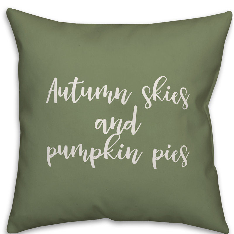  Coussin Autumn, vert, Housse de coussin