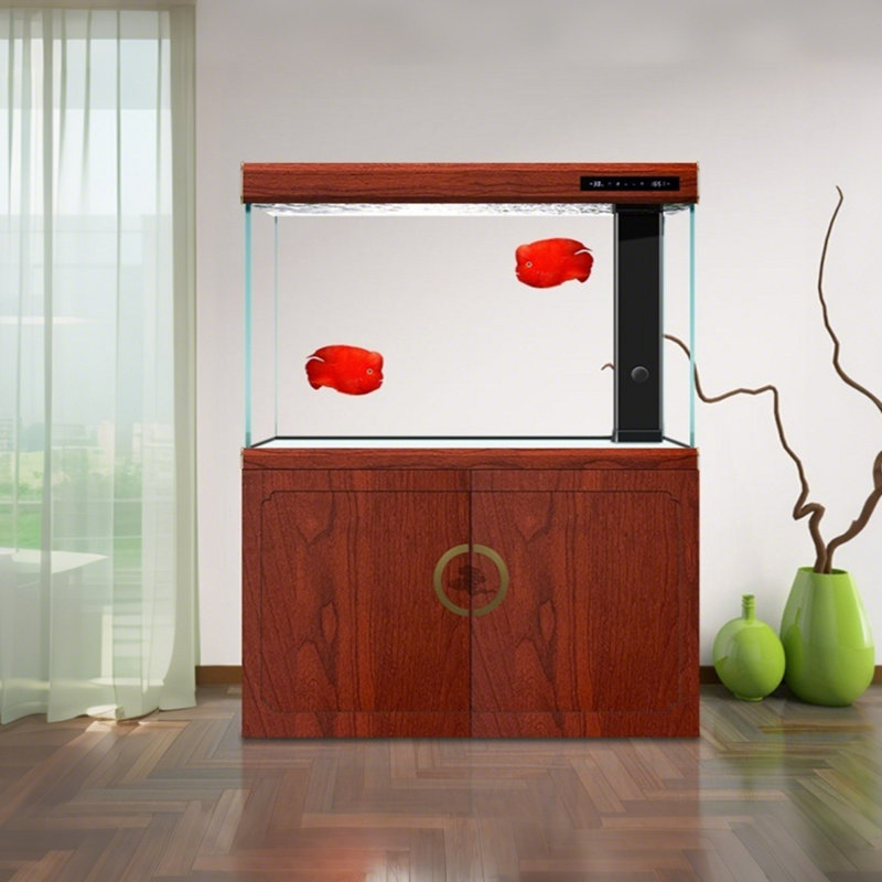 Grand aquarium ultra-transparent de 23,62 po, 57.48" H x 23.62" W x 14.17" D, Clear/Smoky