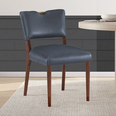 Chaise de salle à manger en velours Wardat
