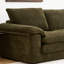 Canapé d'angle modulaire en chenille confortable, forme L, style nuage, avec 1 élément amovible, coussins moelleux, 3 places, idéal pour le salon. Assise et accoudoirs rembourrés, design américain.