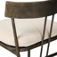 Chaise d'appoint d'extérieur en aluminium avec coussin