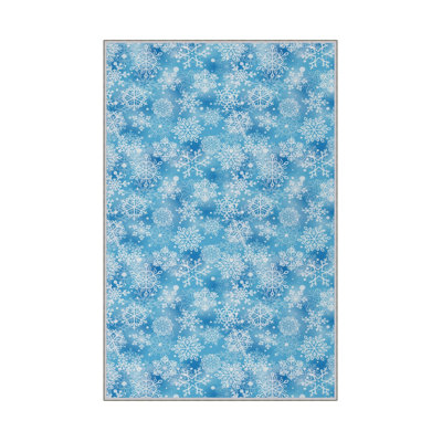 Antibacterial Hall Carpet (2.6 x 6.6 Ft) | 100% Polyester, 0.4 in Pile Height | Non-Slip PVC Dot Underside, Machine Washable | 3D Digital Printing, Durable & Stylish for Entryways, Living Rooms & More