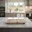 Sagebrook Home 18" Gorda Crackle Travertine Tray