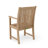 Guardacosta 6 - Person Teak Wood Patio Dining Set with Extendable Oval Table