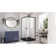 Prime 38" W x 38" D x 74.75" H Semi-Frameless Round Shower Enclosure with Base Included