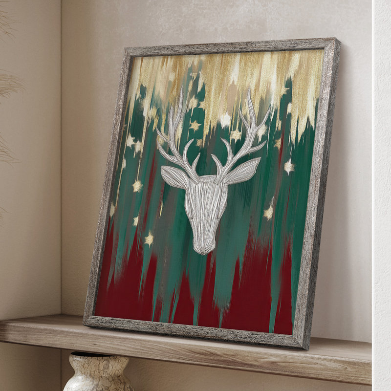 «Christmas Holiday», art encadré CCxxxi - bois massif, H 11 po x l 9 po