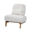 Chaise d'appoint rembourrée sans accoudoirs Hamilton-130619991-130619992