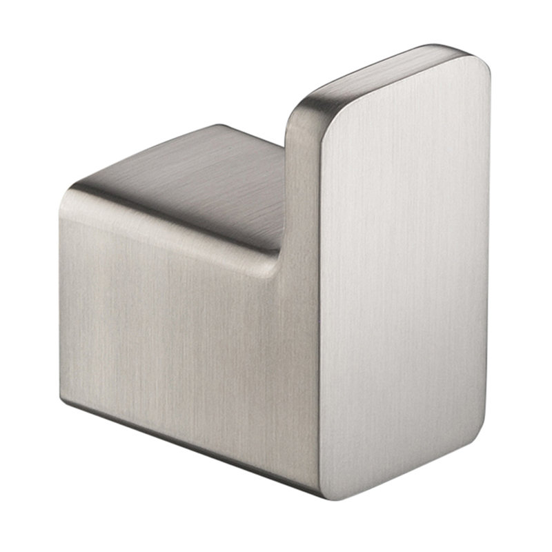 600 Series Wall Mounted Robe Hook, Brush Nickel