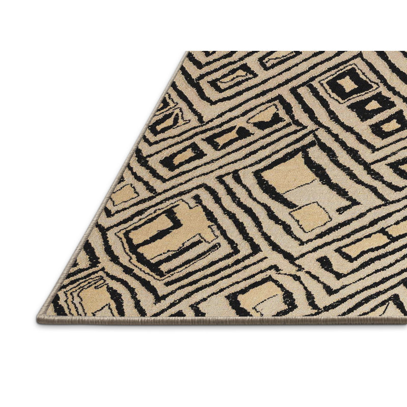 Abstract Indoor Rug, Rectangle 2' x 3'