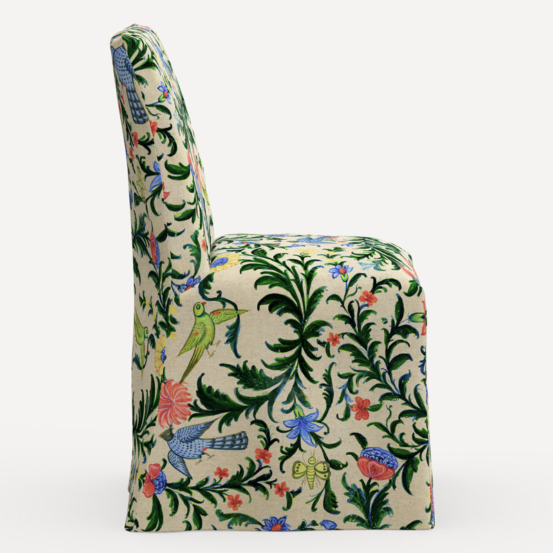 Sadia Slipcover Chair, Jr Trayi Multi Floral