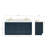 Abell 72.25'' Bathroom Vanity with Carrara Quartz Top-94003700-94003701