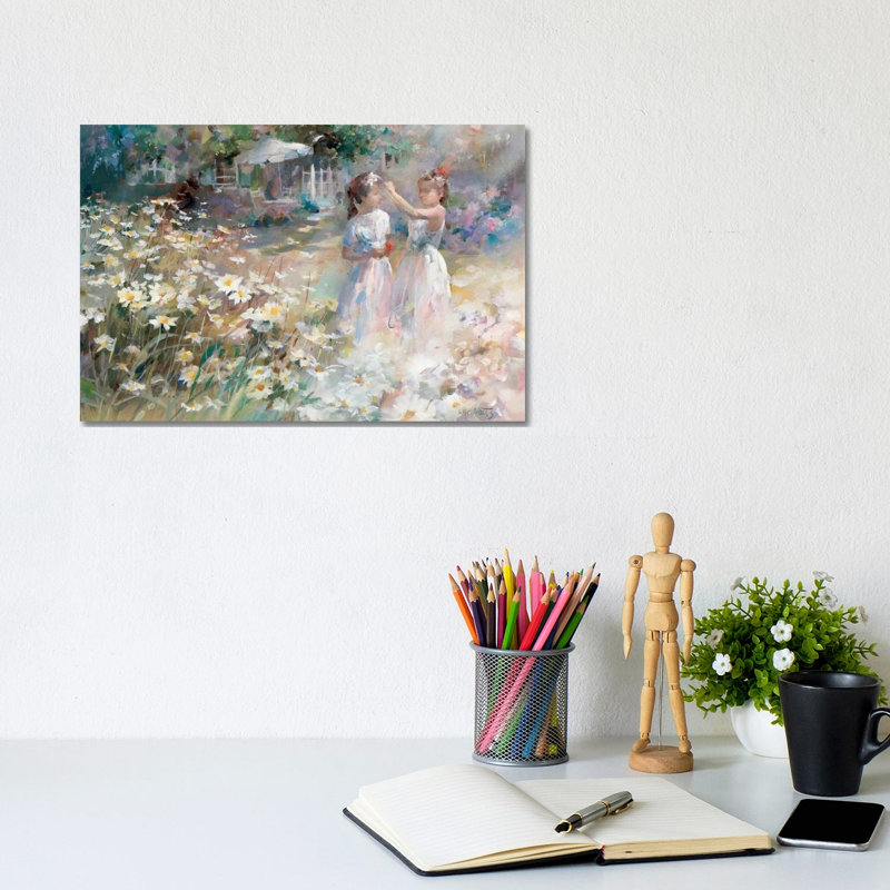 Bridesmaids 1 Piece Wrapped Canvas Wall Art, 20.32 cm H x 30.48 cm W