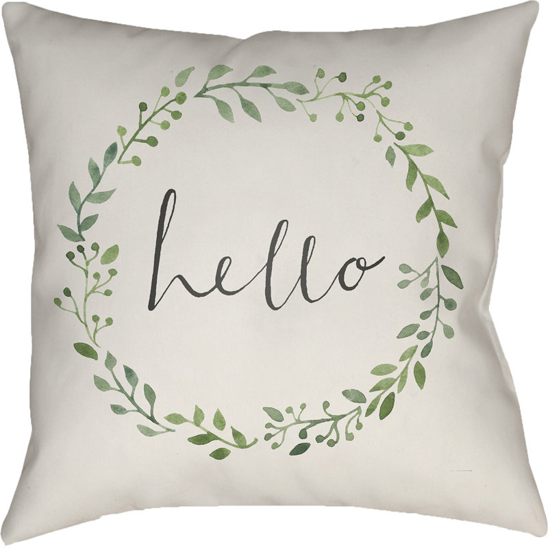  Indoor/Outdoor Throw Pillow, 20" H x 20" W x 4" D