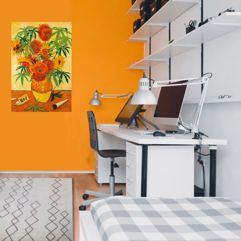 «ACHETER DES ARTS POUR MOINS» sous licence officielle Vincent Van Joint Pot 24 x 36 po, affiche d'art - reproduction décorative - papier affiche - prêt à encadrer