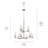 Crosby 9-Light 2-Tier Brushed Nickel Chandelier with Clear Glass Shades-49589392