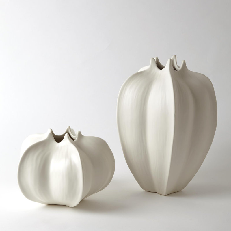 Star Fruit Vase, 13" H x 10" W x 10" D