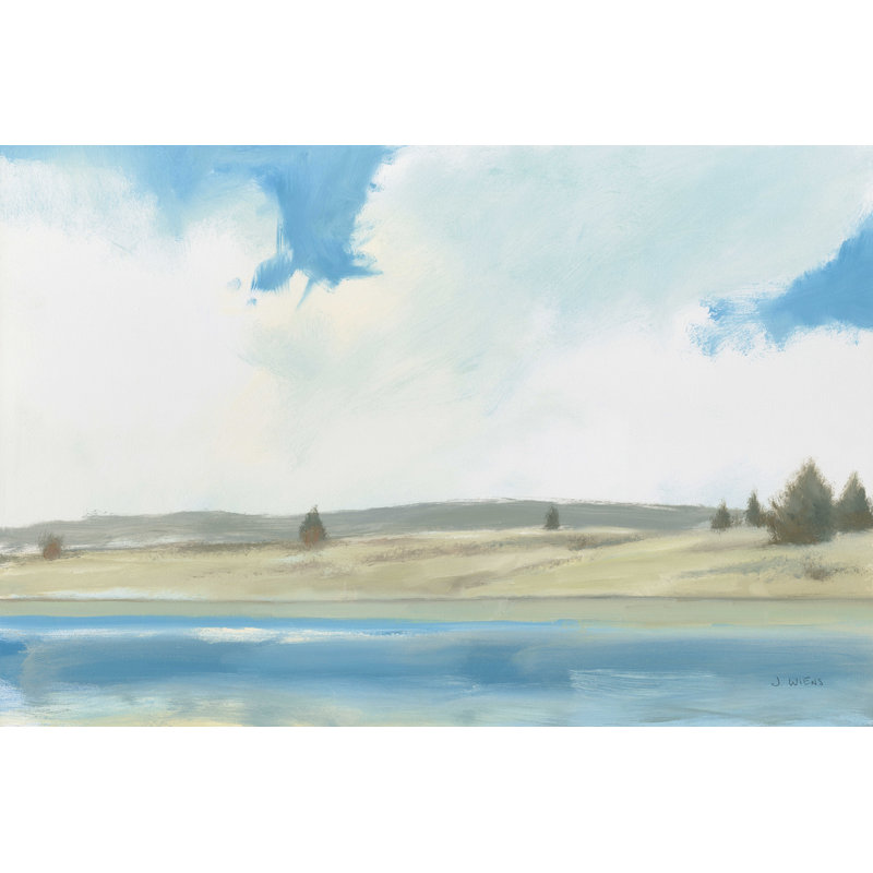 Paysage tranquille, H 20 po x l 30 po