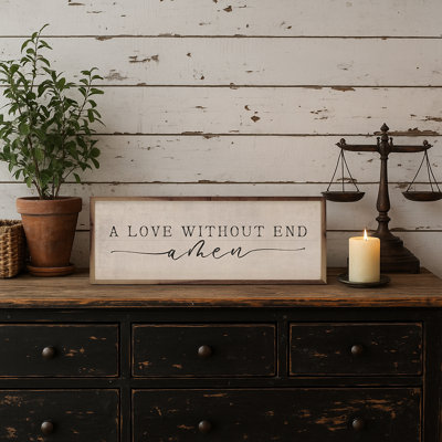 A Love Without End White