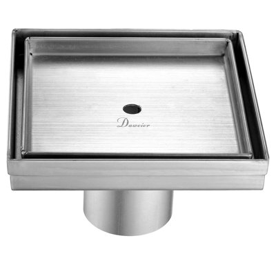 304 Stainless Steel Square Linear Floor Shower Drain