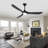 3 Blade Smart Solid Wood Ceiling Fan With Dimmable LED Light & Remote, Reversible DC Motor-265500839-263041755