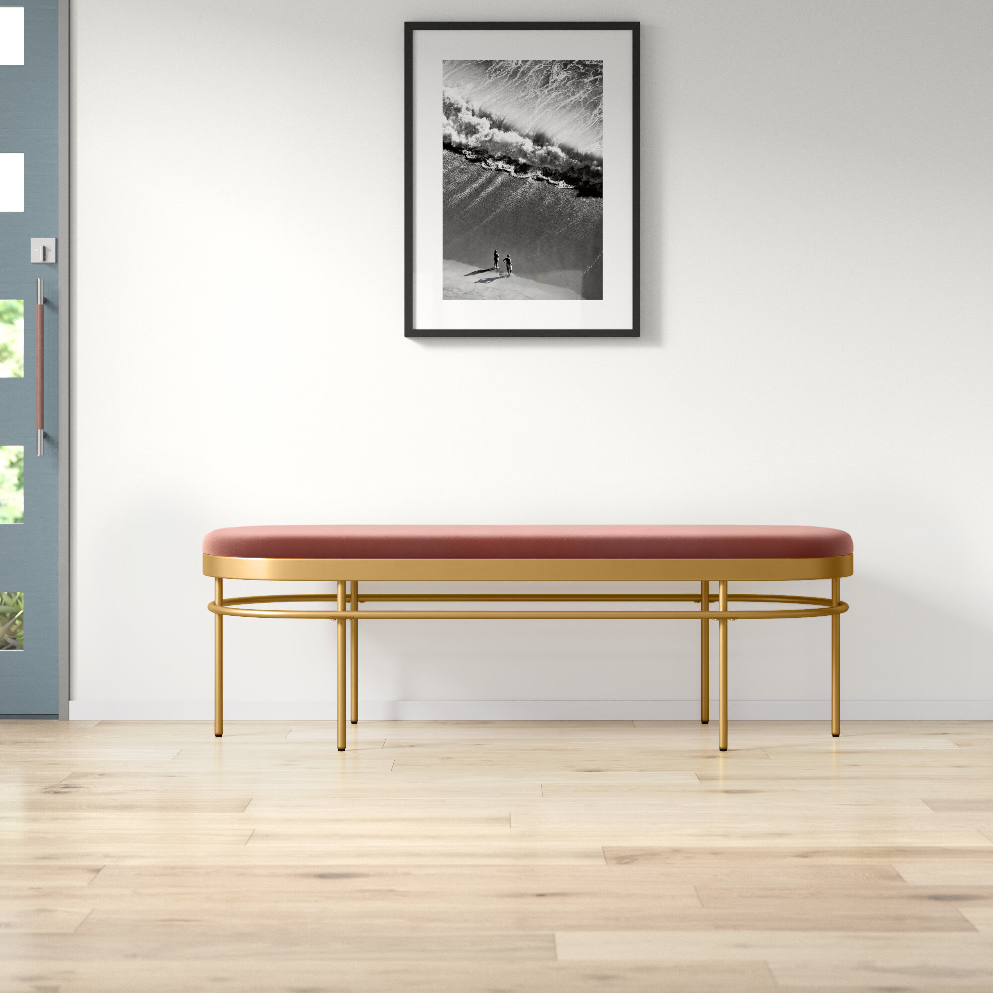 Burdette store upholstered bench