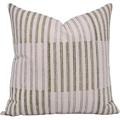 Floral Cotton Outdoor Pillow Cover