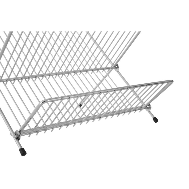 Folding Chrome Dish Rack