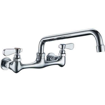 Wall Mounted 2-handle Bathroom Faucet