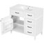 Meuble-lavabo 36 po avec comptoir en céramique