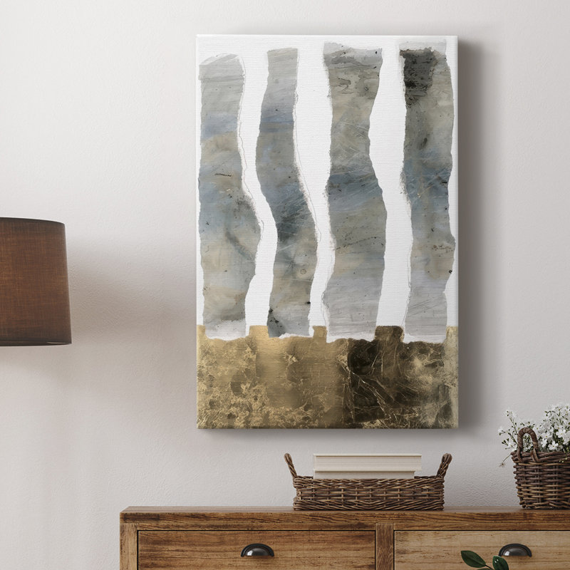 Protracted Pillars II -Custom Wrapped Gallery Cavas