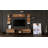 Modern TV Stand, 71.0 x 17.7 x 15.7 inches, Solid Brown Color | 100% Melamine Coated E1 Quality Chipboard, Thickness: 0.6 inches | Easy Assembly with Minifix System, Stylish & Functional for Living Room & Entertainment Spaces