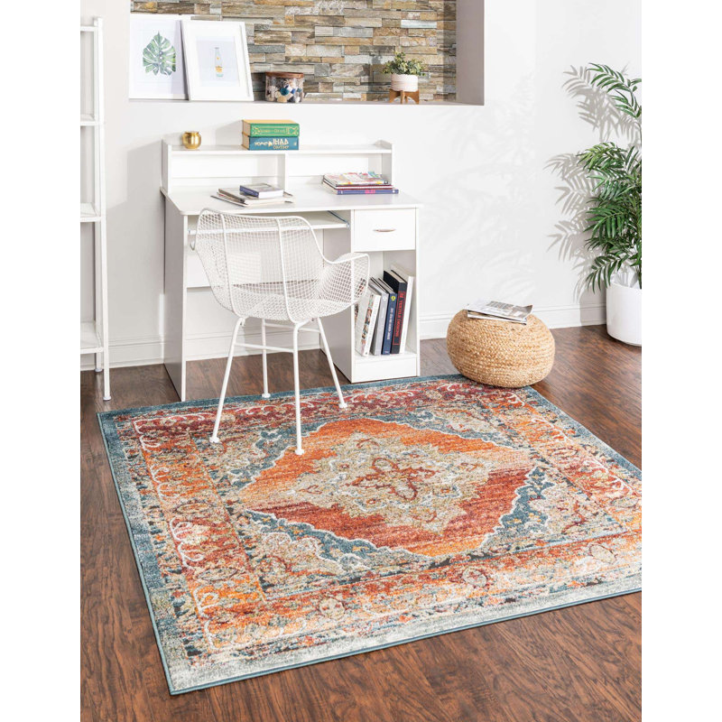 Alresford Oriental Indoor Rug, Square 5'1"