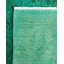 Tapis unique noué à la main Fine Vibrance - vert, 9 pi 2 po x 9 pi 4 po
