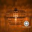 Innoteck 17 cm H Drum Pendant Shade ( Screw On ) in Clear