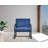 Everdeen Tufted Polyester Armchair, Living room chair, Bedroom chair with  metal frame-1183570896-1161246926