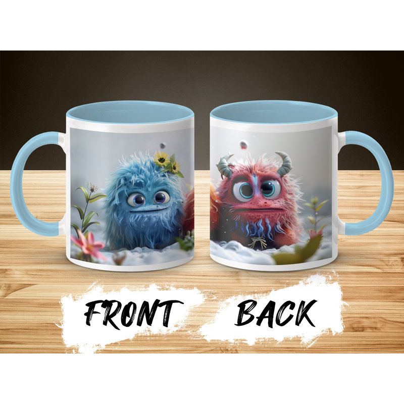 Ceramic Coffee Mug, Light Blue
