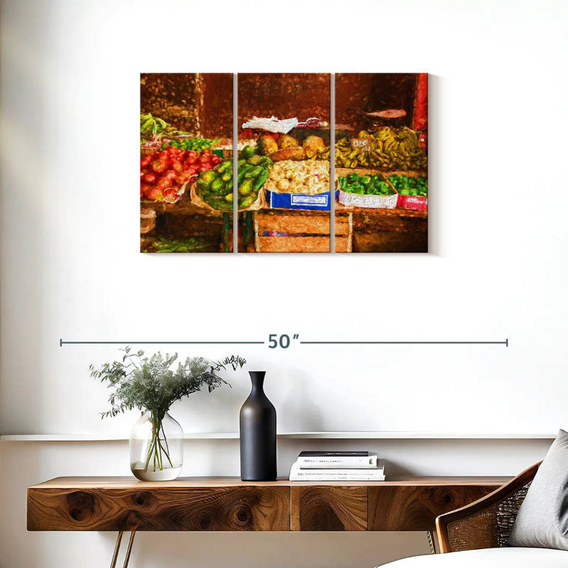 Yarlin, fruits et légumes, H 20 po x l 33 po